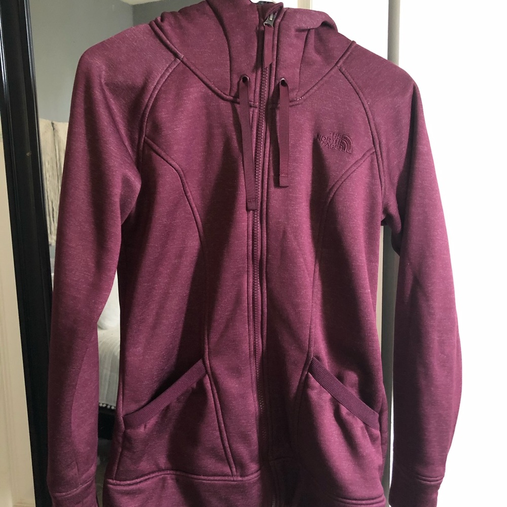 North face hoodie/zip up